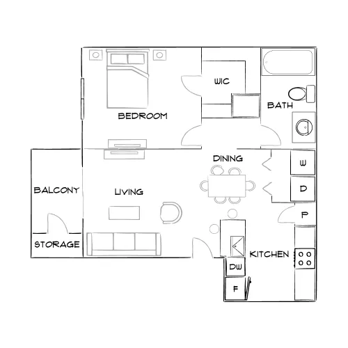 Anson at the Lakes - Charlotte, NC - Furnished Diagram