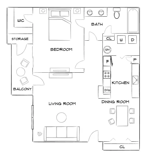 Sable Brookfield - Greenville, SC - Furnished Diagram