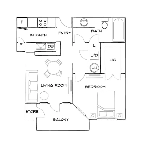 Verdant Peachtree Creek - Atlanta, GA - Furnished Diagram