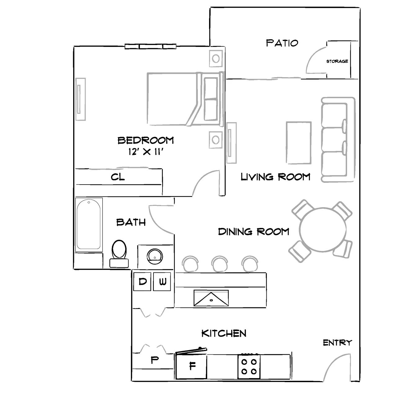 Vue at Centennial - Las Vegas, NV - Furnished Diagram