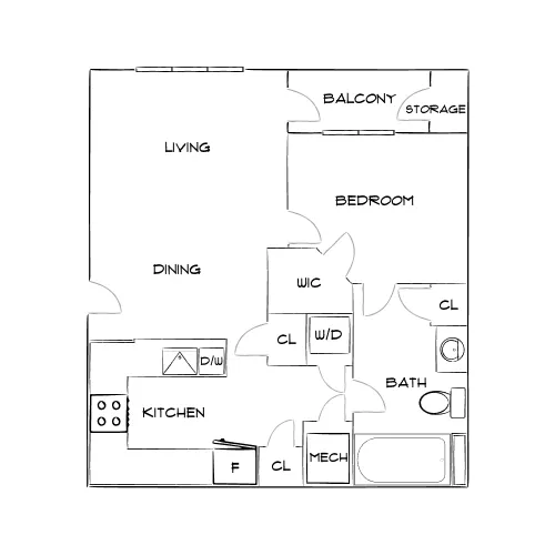 Aldridge at Town Village - Marietta, GA - Diagram