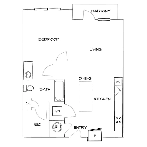 The Anson - Nashville, TN - Diagram