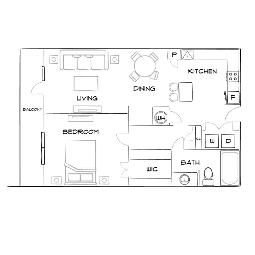 Village at Baldwin Park - Orlando, FL - Furnished Diagram