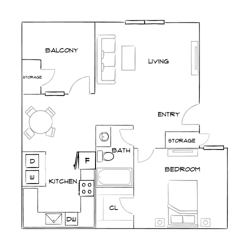 Heritage District - Gilbert, AZ - Floor Plan Diagram