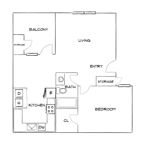 Heritage District - Gilbert, AZ - Floor Plan Diagram