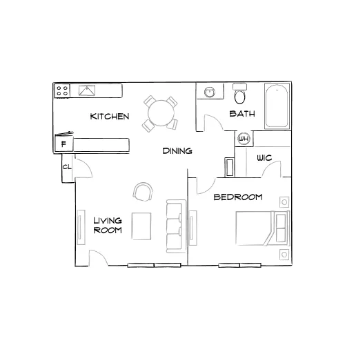 View Apartments - San Diego, CA - Furnished Diagram