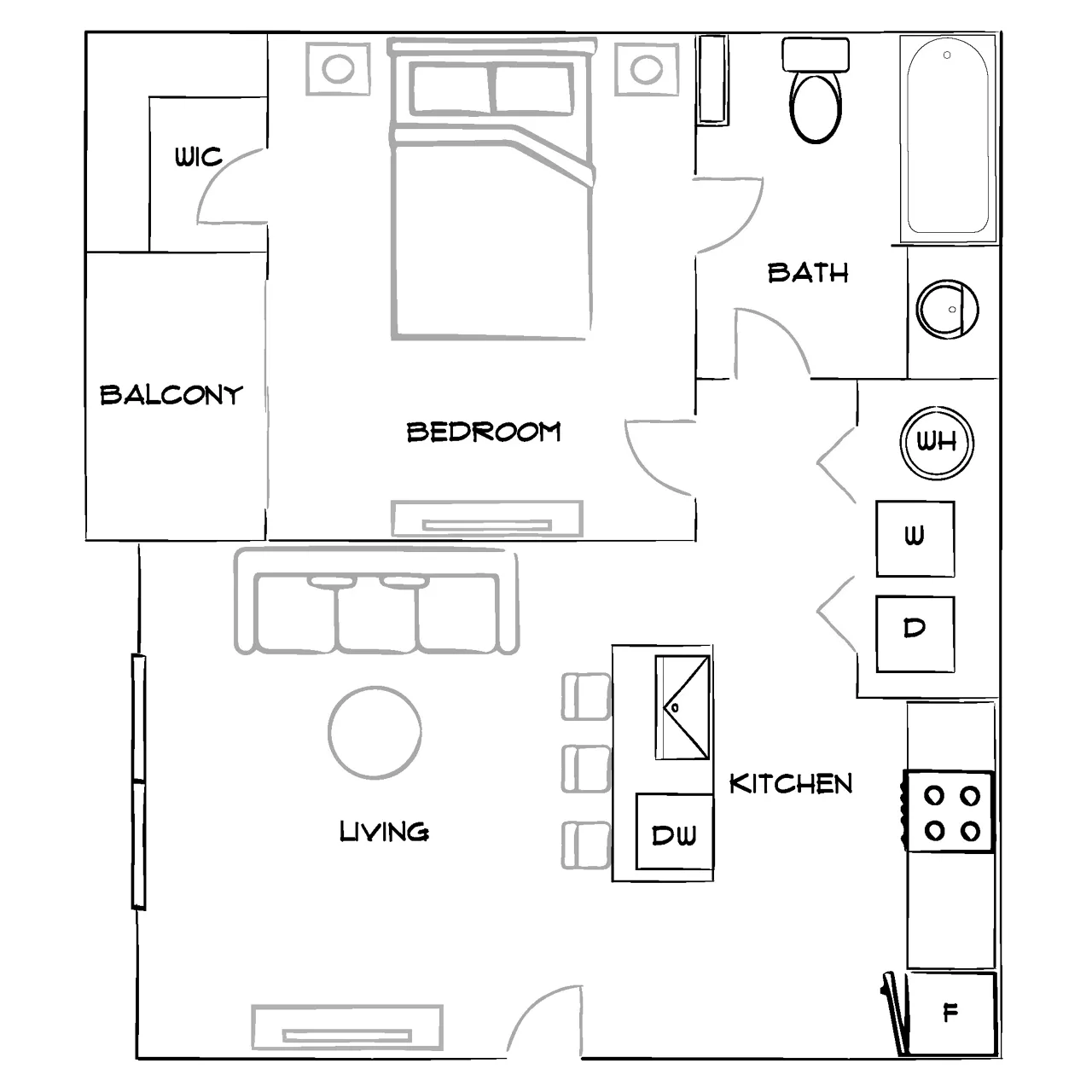 Windsor Falls - Raleigh, NC - Furnished Diagram