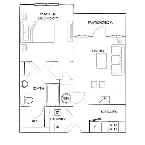 Brea Wendell Falls - Wendell, NC - Furnished Diagram