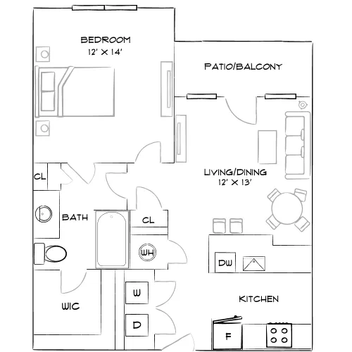 Alleia at Presidio - Fort Worth, TX - Furnished Diagram