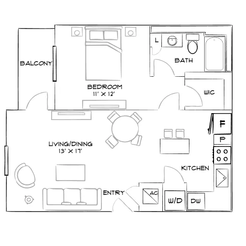Oceanside Lantana - Lantana, FL - Furnished Diagram