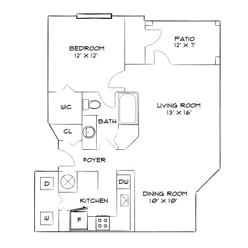 Preston Reserve Apartments - Cary, NC - Diagram