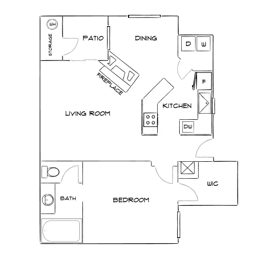Element Apartment Homes - Las Vegas, NV - Diagram
