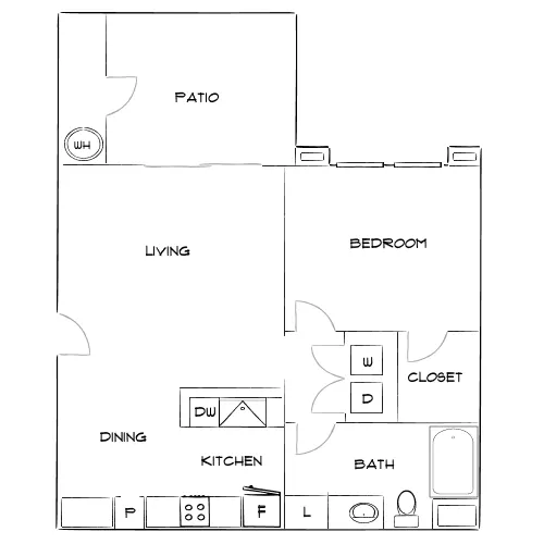 Lassalle Place – Moreno Valley, CA - Floor Plan Diagram