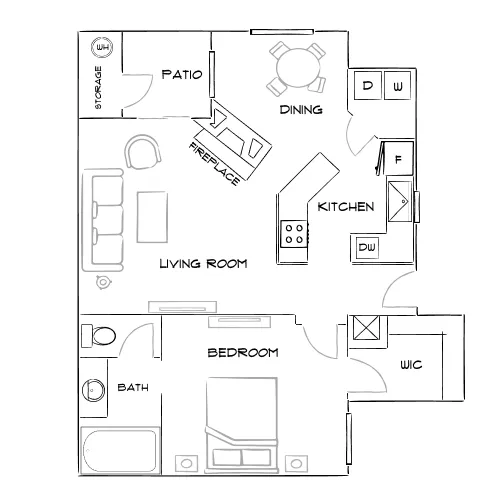 Element Apartment Homes - Las Vegas, NV - Furnished Diagram