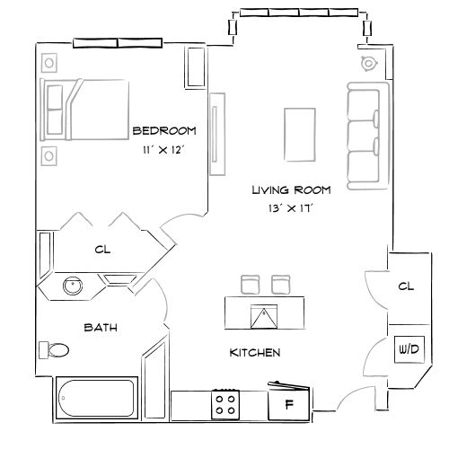 Elevate – Cambridge, MA – Floor Plan Diagram