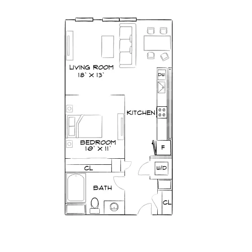 The Avalyn - Chula Vista, CA - Furnished Diagram