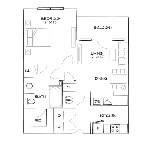 Forena Revelstoke - Fort Worth, TX - Furnished Diagram