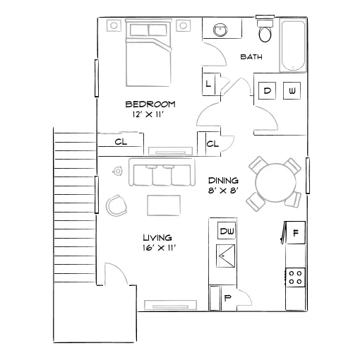 SW - Las Vegas, NV - Furnished Diagram