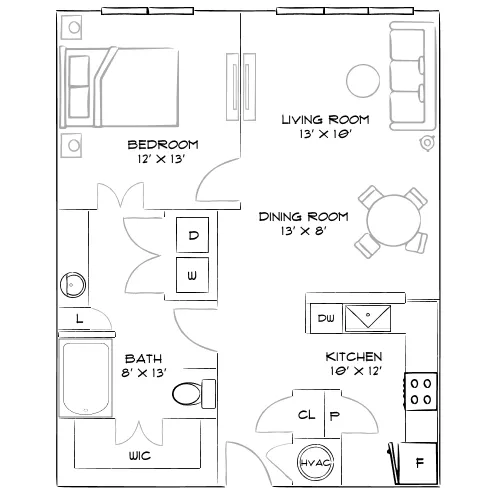 Farrington Midtown - Atlanta, GA - Furnished Diagram