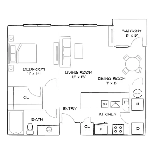 Farrington Midtown - Atlanta, GA - Furnished Diagram