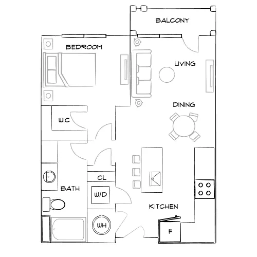 The Blake - Winter Springs, FL - Furnished Diagram