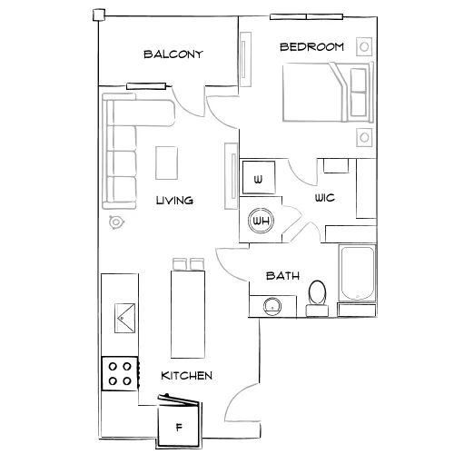 The Adeline - Maitland, FL - Furnished Diagram