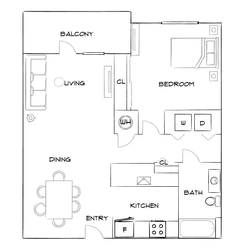 Citi Lakes - Orlando, FL - Furnished Diagram
