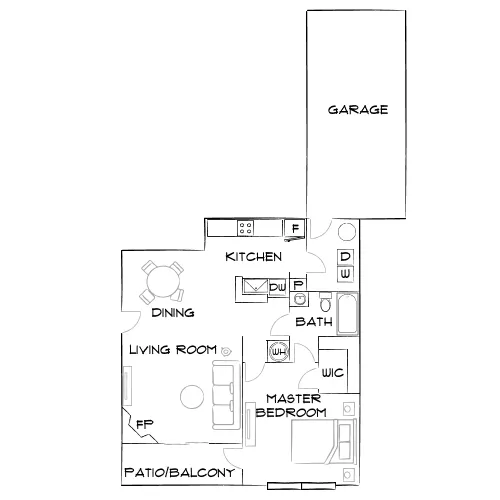 Bay Club - Jacksonville, FL - Furnished Diagram