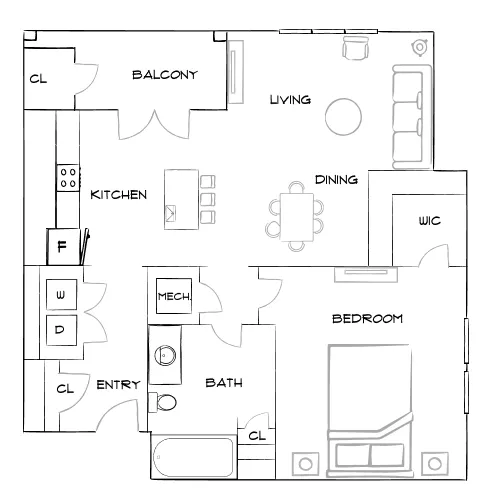 The Lodge at Hidden River - Tampa, FL - Furnished Diagram