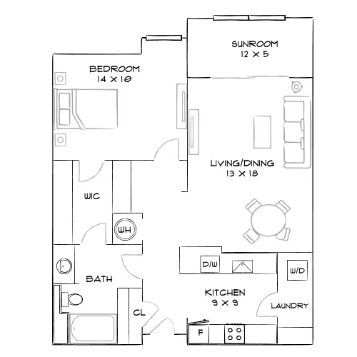 Bower Westside - Atlanta, GA - Furnished Diagram
