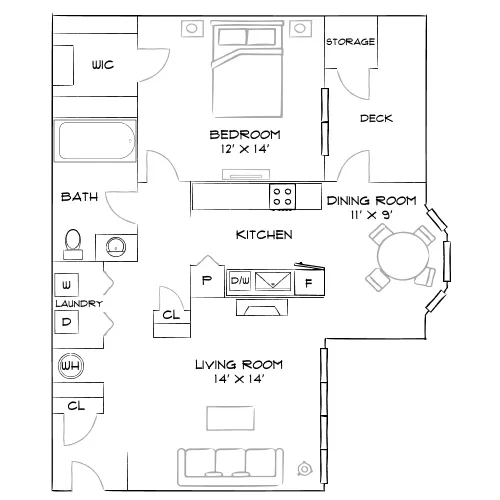 Chattahoochee Ridge - Atlanta, GA - Furnished Diagram