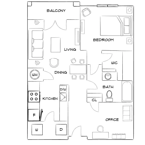 Green Park - Tucker, GA - Furnished Diagram