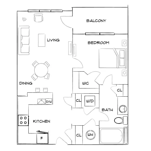 Overton Rise - Atlanta, GA - Furnished Diagram