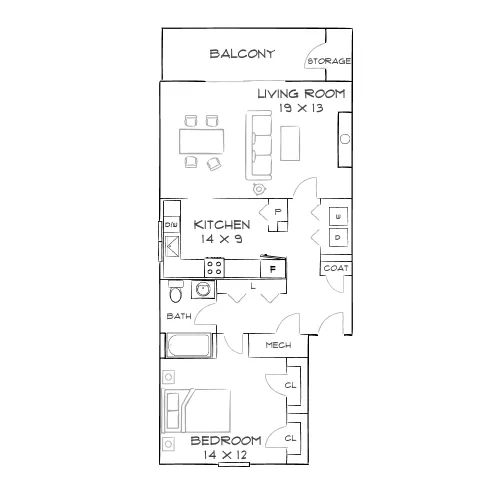 Harbor and Pine - Marietta, GA - Furnished Diagram