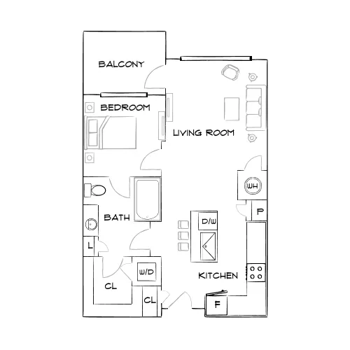 Roswell City Walk - Roswell, GA - Furnished Diagram
