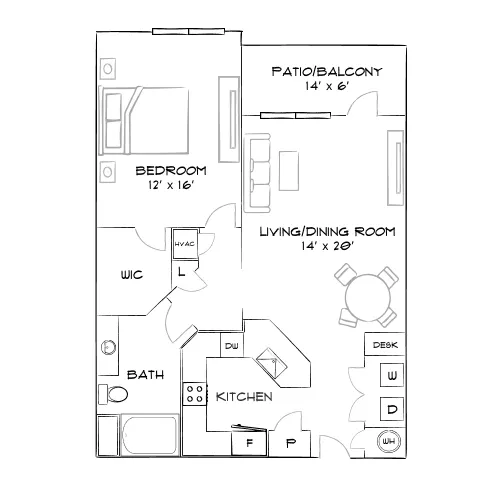 Citigate - Jacksonville, FL - Furnished Diagram
