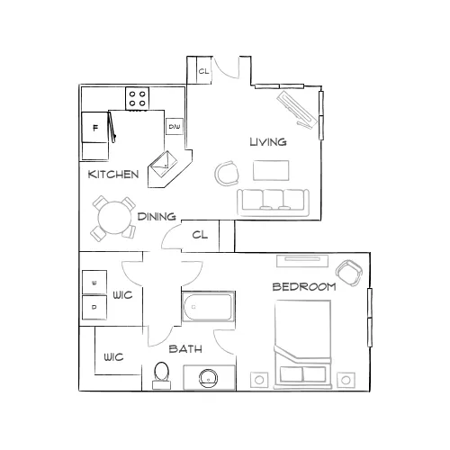 Burano Hunters Creek - Orlando, FL - Furnished Diagram