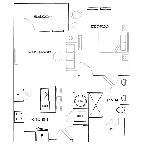 The Menlo - Jacksonville, FL - Furnished Diagram