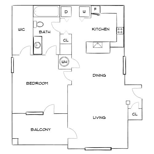 Design 1B Premier 3 floor plan