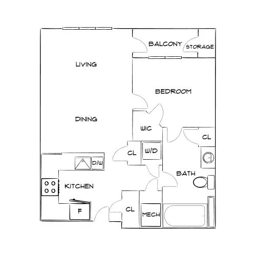 Aldridge at Town Village - Marietta, GA - Diagram
