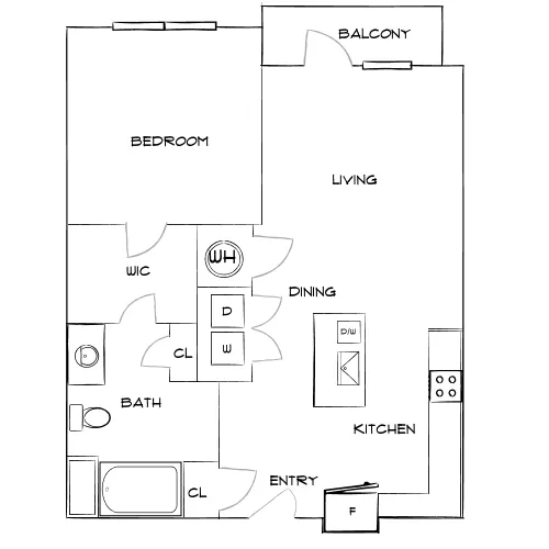 The Anson - Nashville, TN - Diagram