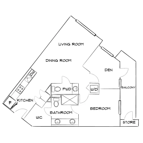 The Broadway - Oakland, CA - Diagram
