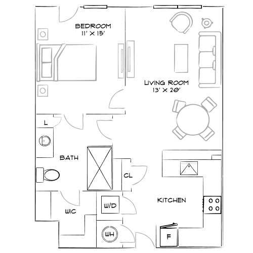 Park and Market - Raleigh, NC - Furnished Diagram