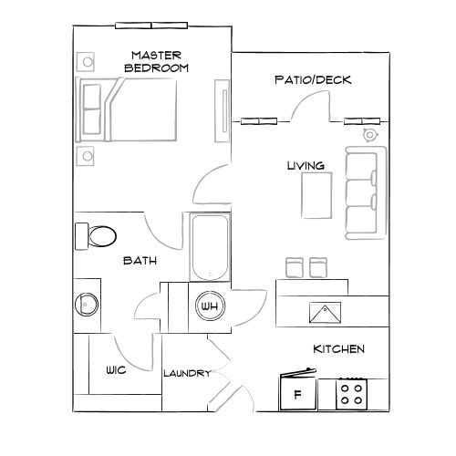 Brea Wendell Falls - Wendell, NC - Furnished Diagram