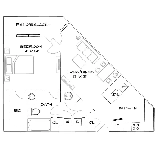 Alleia at Presidio - Fort Worth, TX - Furnished Diagram