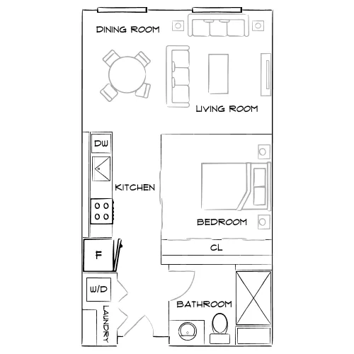 The Broadway - Oakland, CA - Diagram