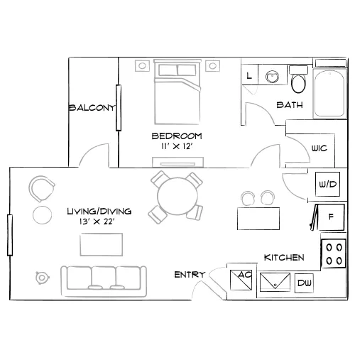 Oceanside Lantana - Lantana, FL - Furnished Diagram