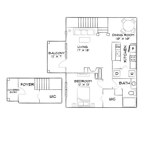 Preston Reserve Apartments - Cary, NC - Diagram