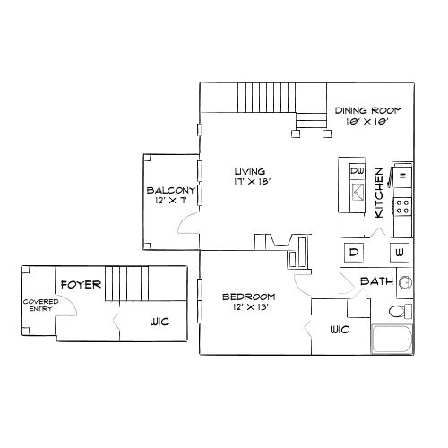 Preston Reserve Apartments - Cary, NC - Diagram