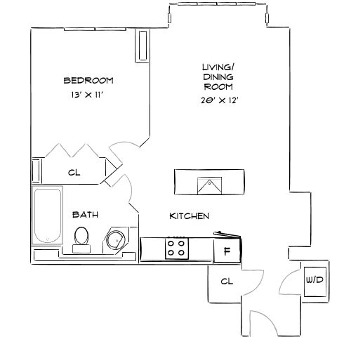 Elevate – Cambridge, MA – Floor Plan Diagram